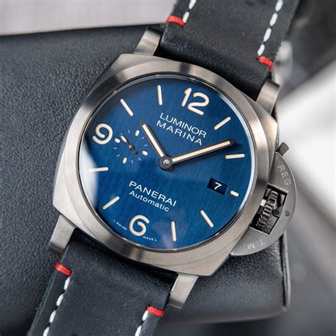 panerai pam113|Panerai luminor marina blue dial.